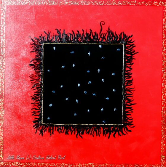Little Hopes-Abstract Acrylic Paint by Emilian Robert Vicol