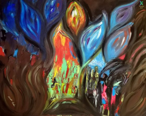 Perceptii (Perception) - Acrylic Paint by Mihaela Vicol